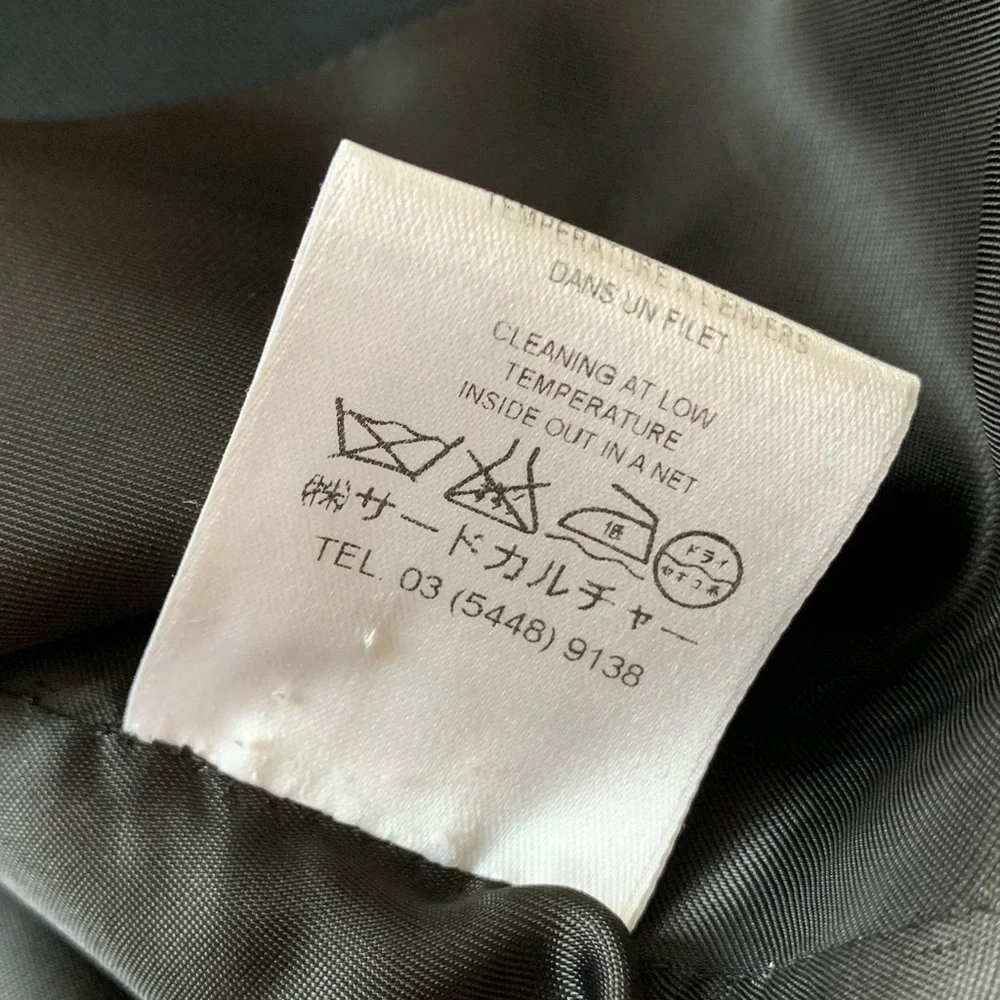 Rare GIVENCHY Black Peplum Jacket Silver Zippered Blazer Italy IT 44 / US MED